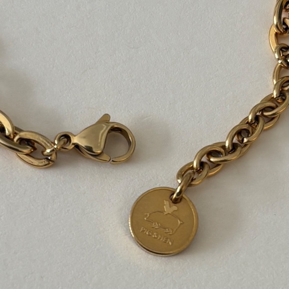 Pig & Hen Amelia Gold Bracelet (OS) - Picture 4 of 5